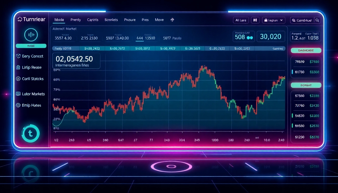 Aicoin digital dashboard showcasing real-time market analysis and trading charts for investors